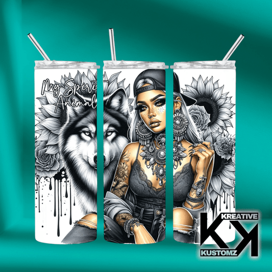 20oz Animal Tumbler225 - Kreative Kustomz