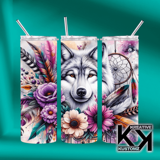 20oz Animal Tumbler227 - Kreative Kustomz