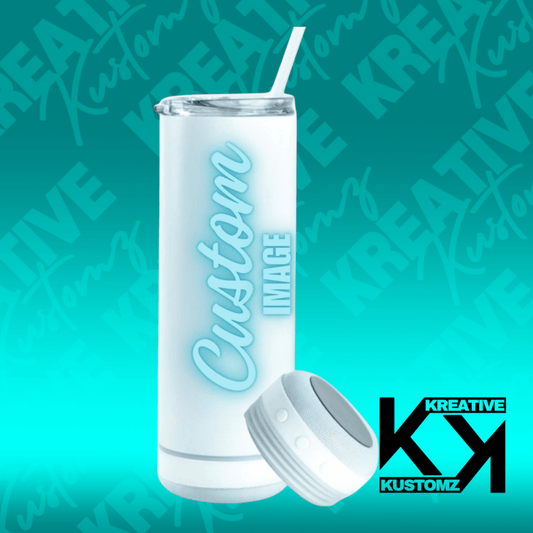 20oz CUSTOM SPEAKER TUMBLER - Kreative Kustomz