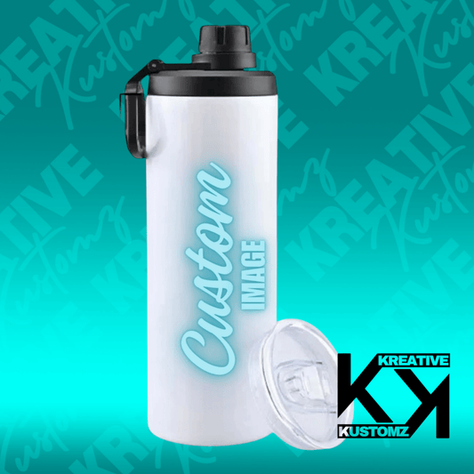 20oz CUSTOM WATER BOTTLE - Kreative Kustomz