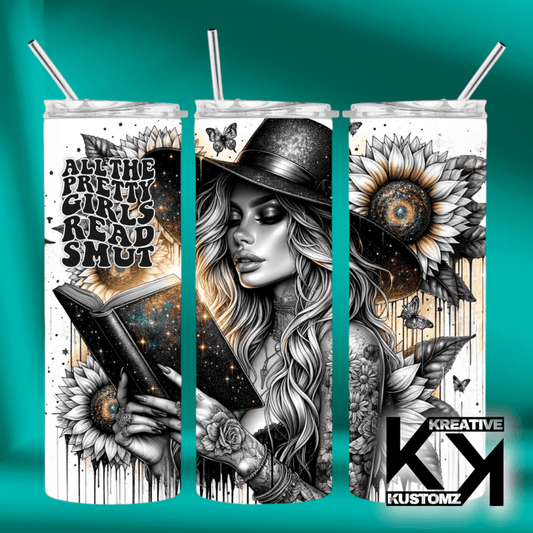 20oz Reading Tumbler - 10 - Kreative Kustomz