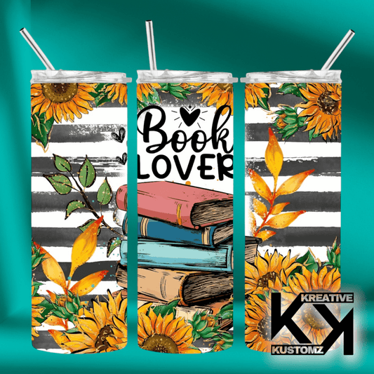 20oz Reading Tumbler - 11 - Kreative Kustomz