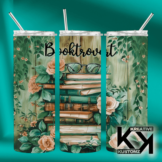 20oz Reading Tumbler - 15 - Kreative Kustomz