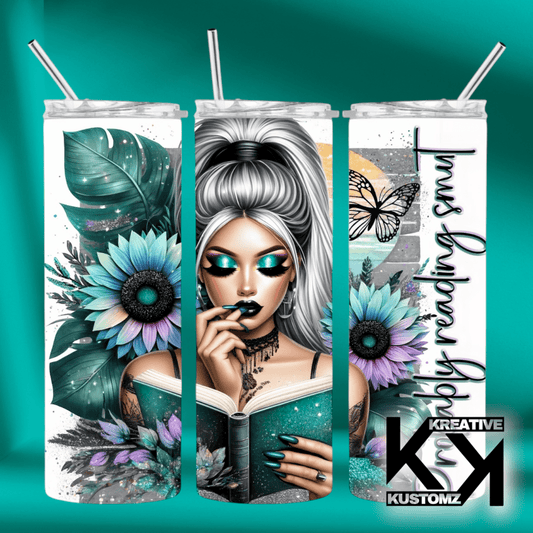 20oz Reading Tumbler - 6 - Kreative Kustomz