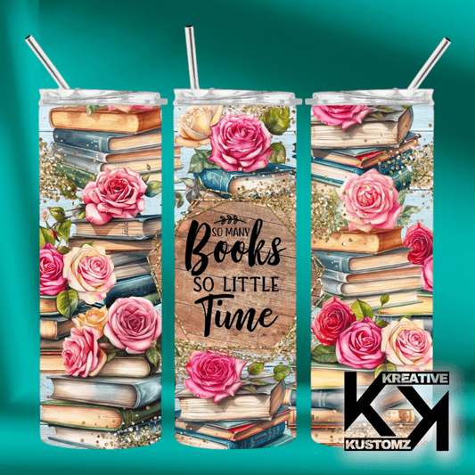 20oz Reading Tumbler - 7 - Kreative Kustomz