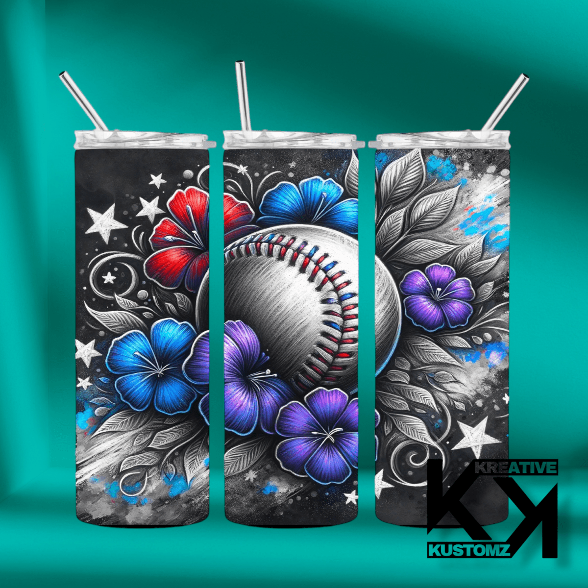 20oz Sports Tumbler - 15 - Kreative Kustomz