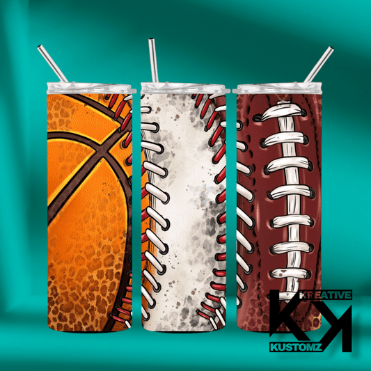 20oz Sports Tumbler - 18 - Kreative Kustomz
