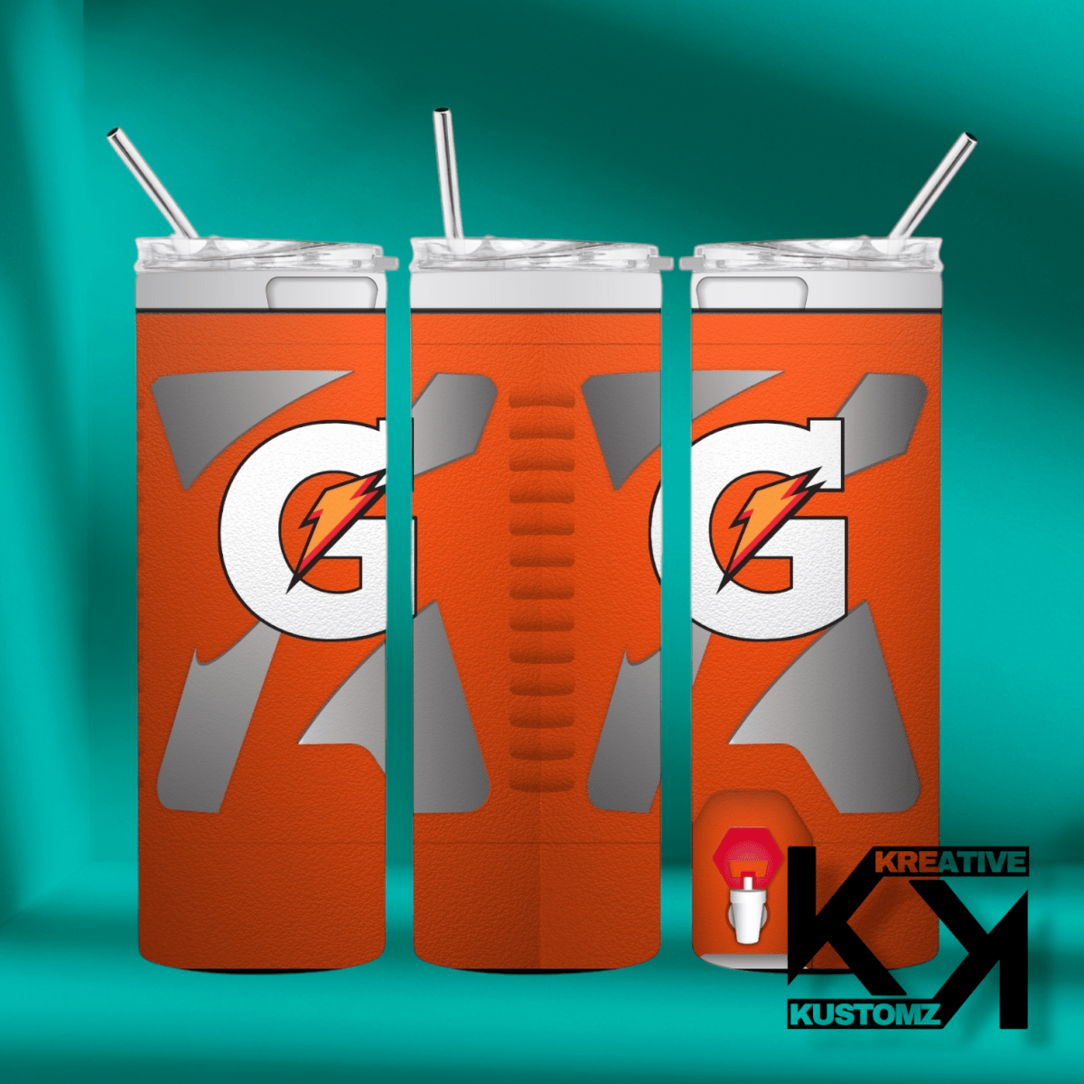 20oz Sports Tumbler - 2 - Kreative Kustomz