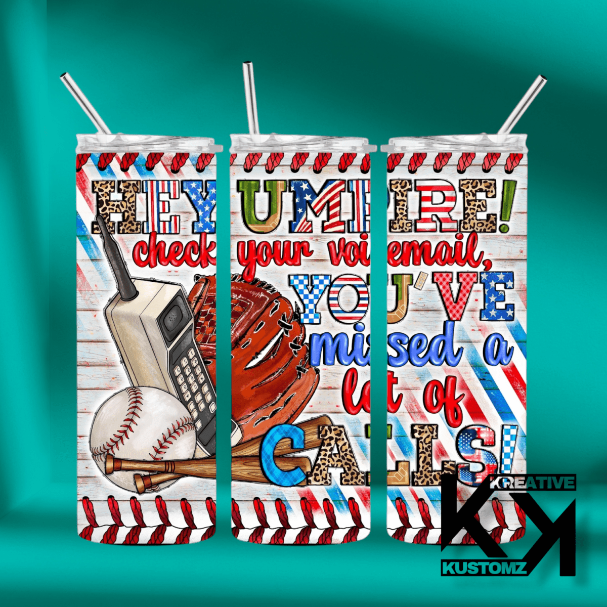 20oz Sports Tumbler - 35 - Kreative Kustomz