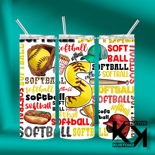 20oz Sports Tumbler - 58 - Kreative Kustomz