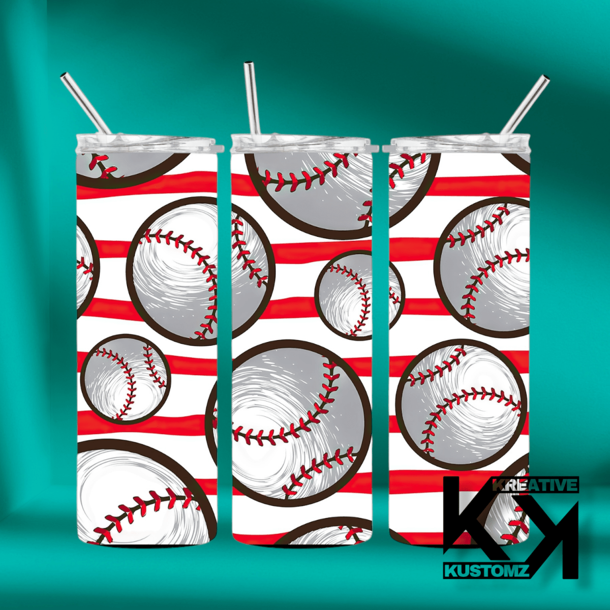 20oz Sports Tumbler - 67 - Kreative Kustomz