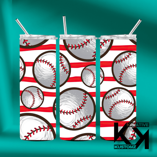 20oz Sports Tumbler - 67 - Kreative Kustomz