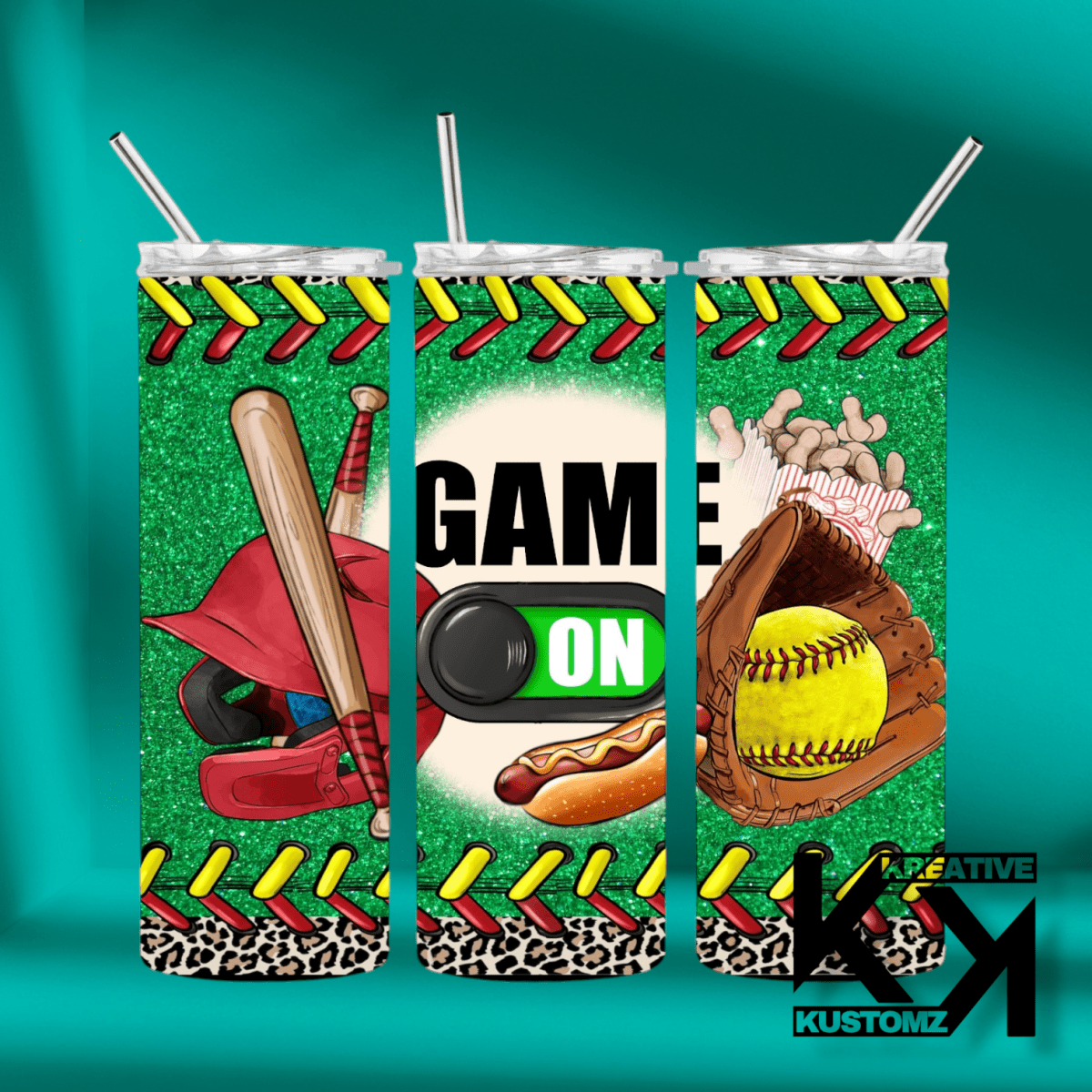 20oz Sports Tumbler - 73 - Kreative Kustomz