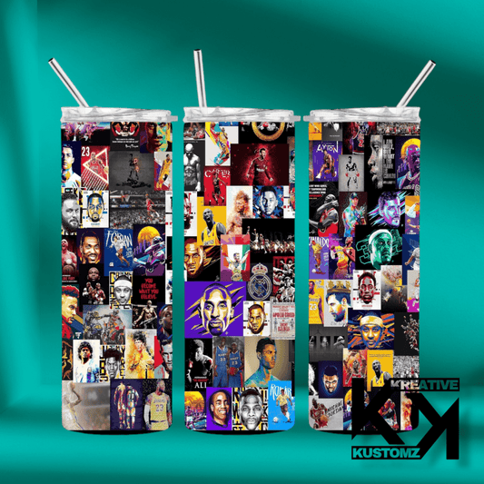20oz Sports Tumbler - 78 - Kreative Kustomz