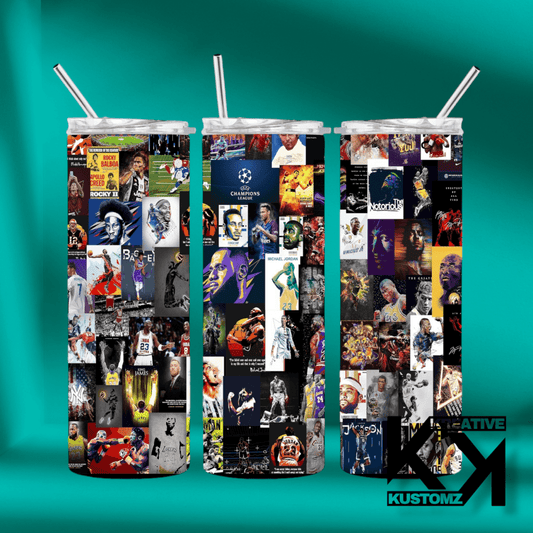 20oz Sports Tumbler - 79 - Kreative Kustomz