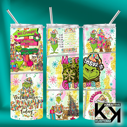 20oz Christmas Tumbler-124