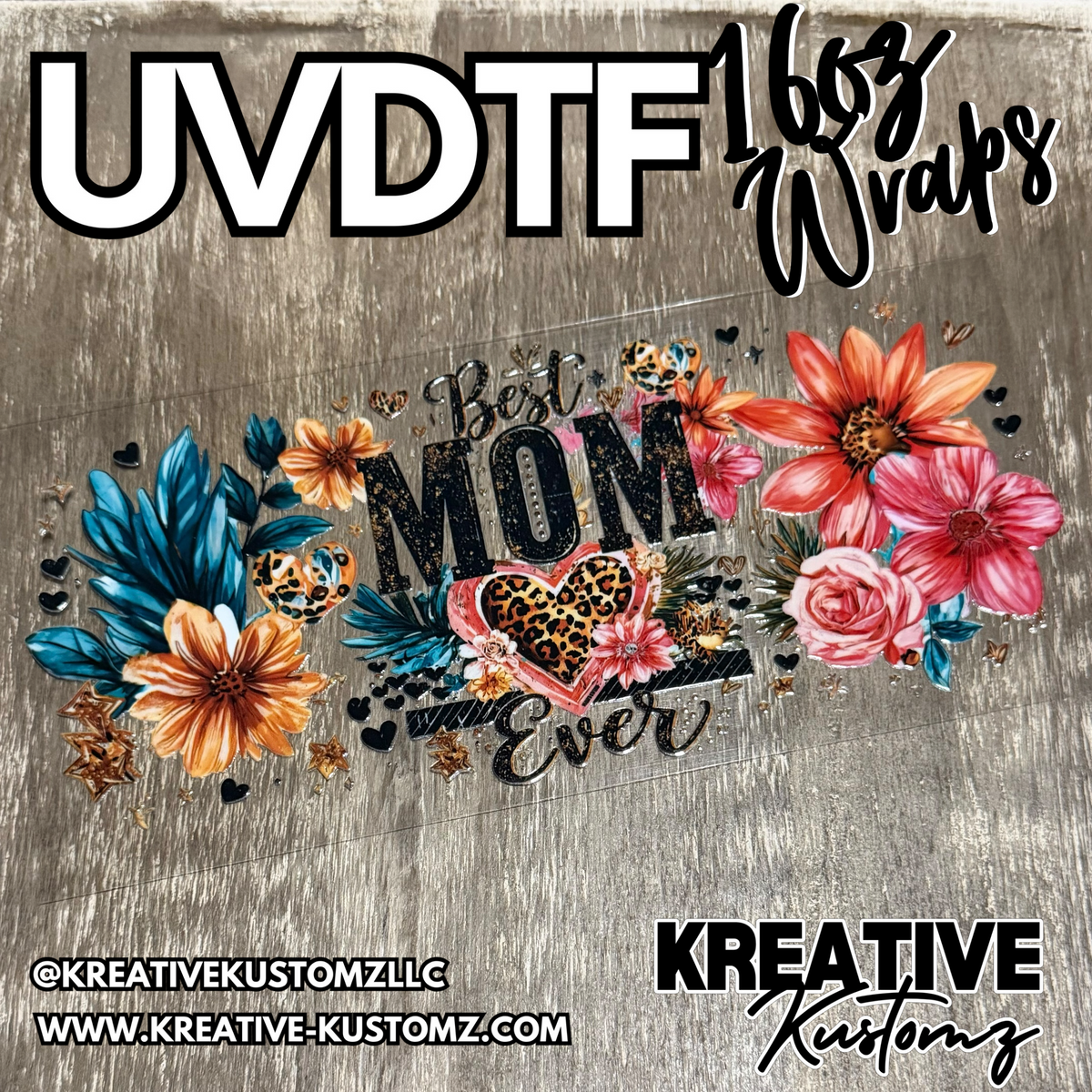 1538 | RTS | UV DTF Cup Wrap for 16oz Libbey Glass