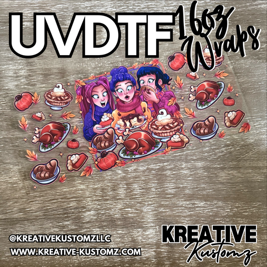 1330 | RTS | UV DTF Cup Wrap for 16oz Libbey Glass