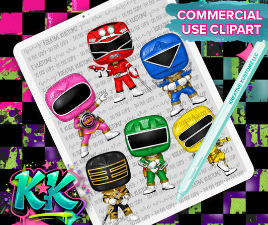 Cartoon Clipart Bundle - Digital Download