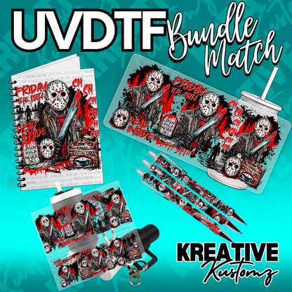 Horror Matching Bundle | UV DTF Wraps & Decals