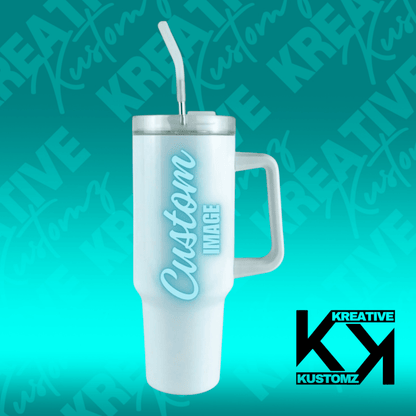 30oz CUSTOM GRIPPY TUMBLER - Kreative Kustomz
