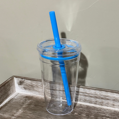 16oz Leak Proof Cup | Acrylic Plastic Tumbler