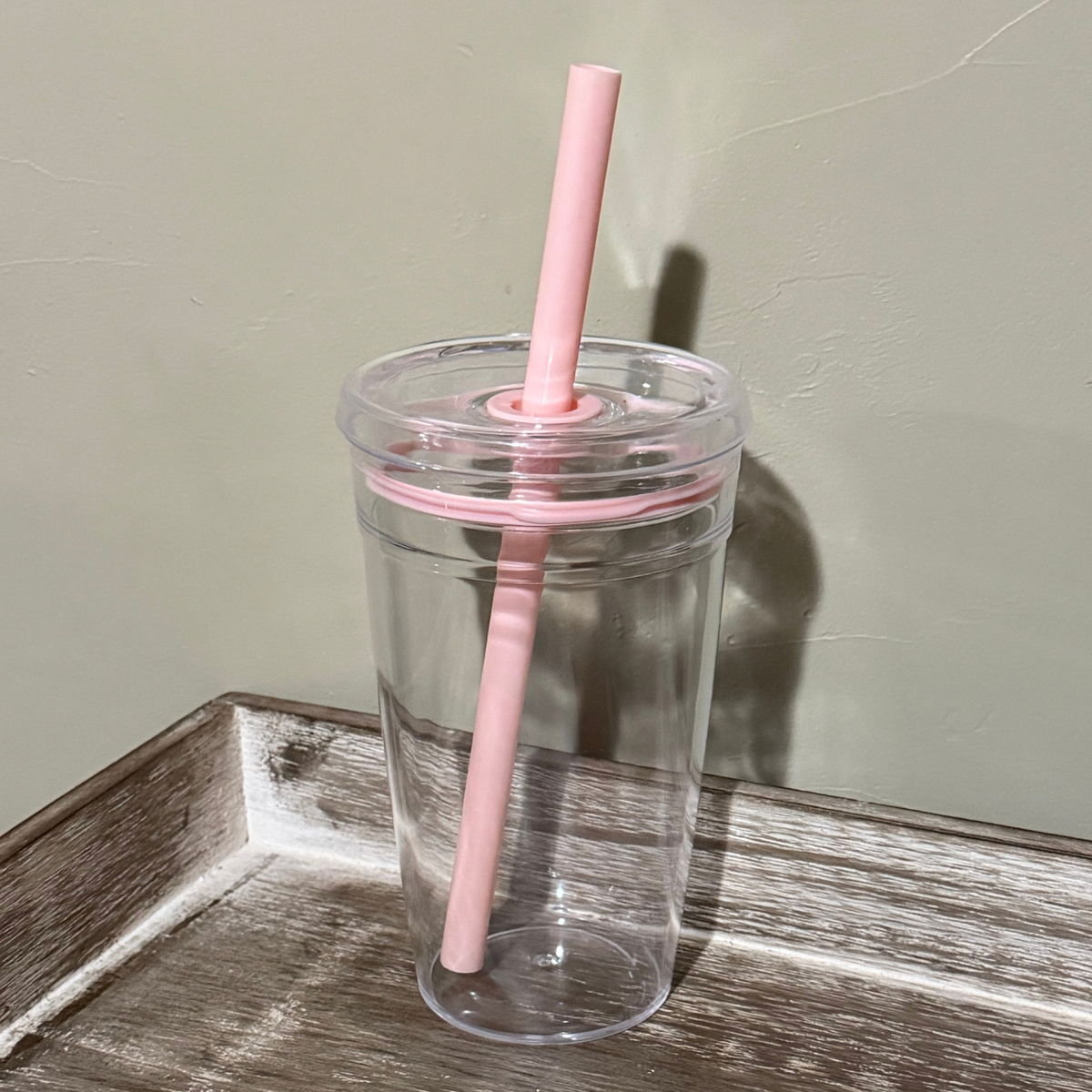 16oz Leak Proof Cup | Acrylic Plastic Tumbler