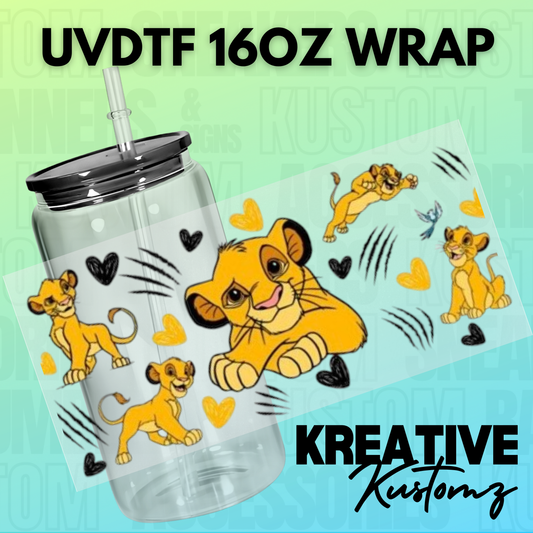 KK-B2216 Simba Pride - 16oz UVDTF Wrap