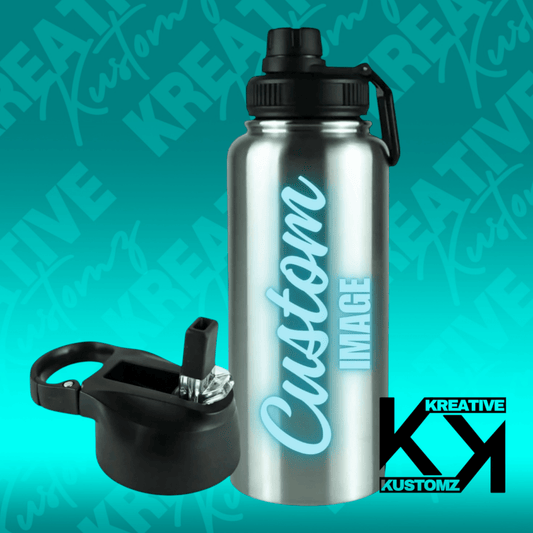 32oz CUSTOM DUO HYDRO BOTTLE - Kreative Kustomz