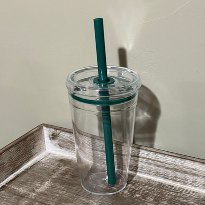 16oz Leak Proof Cup | Acrylic Plastic Tumbler