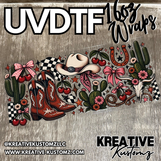 1449 | RTS | UV DTF Cup Wrap for 16oz Libbey Glass