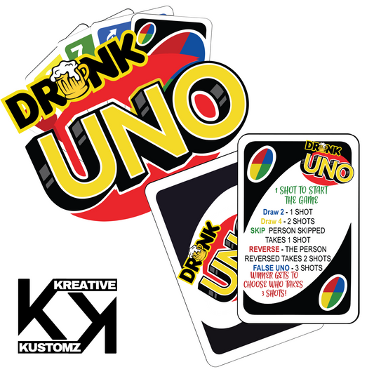 Drunk Uno Game Set