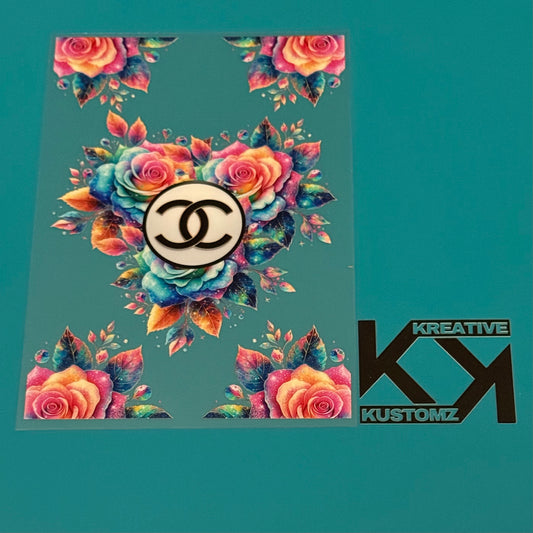 A5 CC Rose UV-DTF NOTEBOOK WRAP