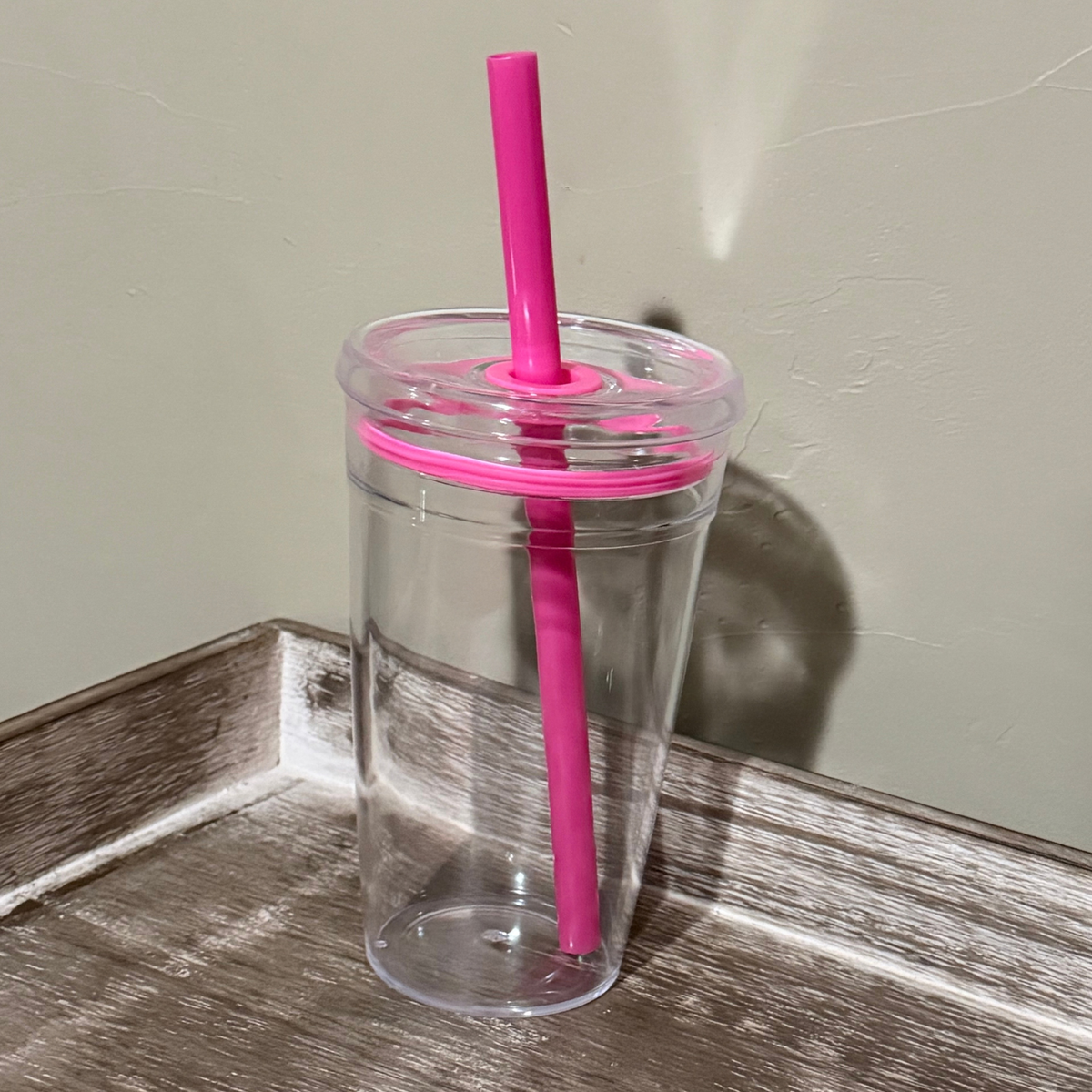 16oz Leak Proof Cup | Acrylic Plastic Tumbler
