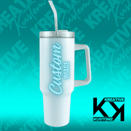 40oz CUSTOM GRIPPY TUMBLER - Kreative Kustomz