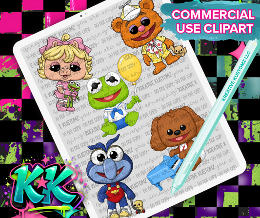 POP Muppets Clipart Bundle - Digital Download