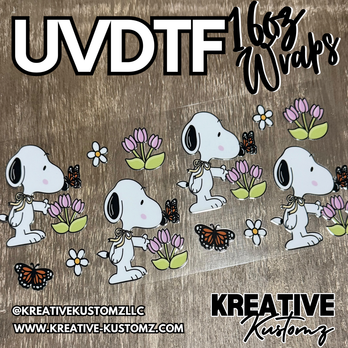 1504 | RTS | UV DTF Cup Wrap for 16oz Libbey Glass