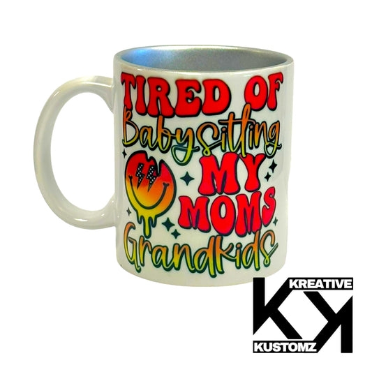 My Moms Grandkids 11oz Mug - Silver