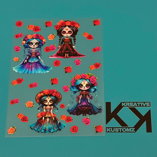 A5 Day of Dead UV-DTF NOTEBOOK WRAP