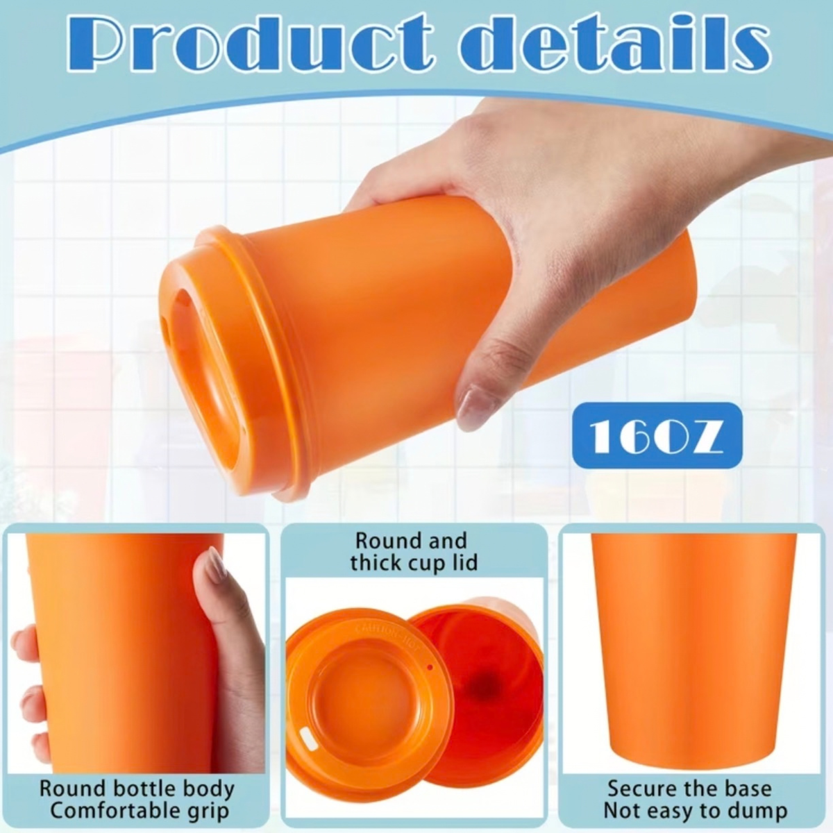16oz Travel Cup | Acrylic Mug Tumbler
