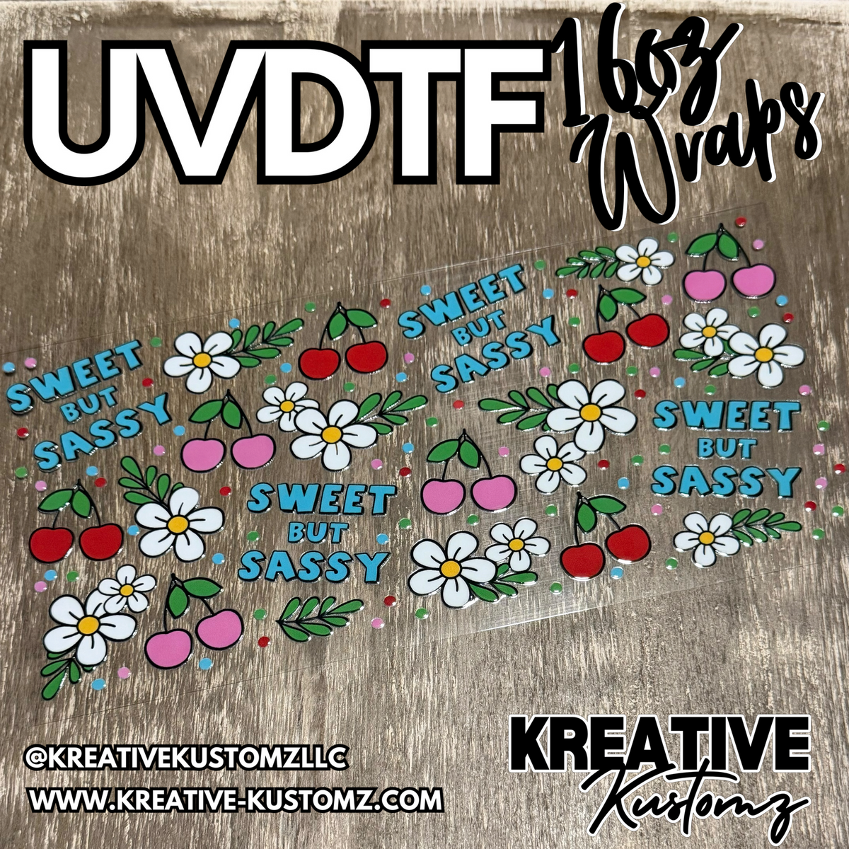 1526 | RTS | UV DTF Cup Wrap for 16oz Libbey Glass