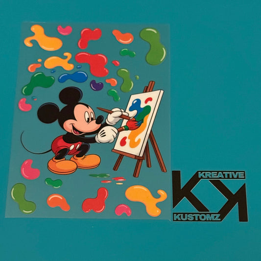 A5 Mouse Paint UV-DTF NOTEBOOK WRAP