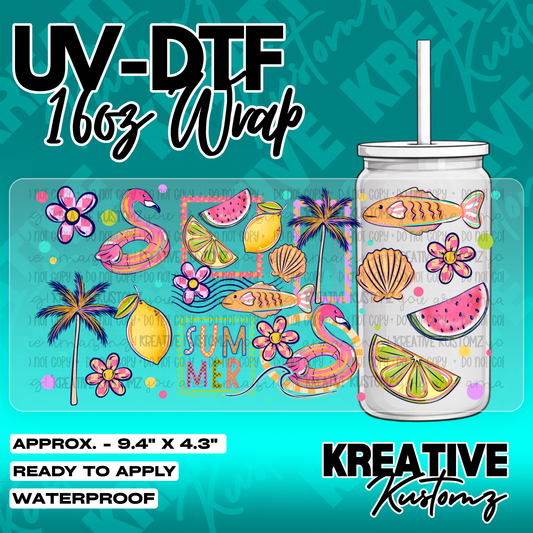 5262 | UV DTF Cup Wrap for 16oz Libbey Glass