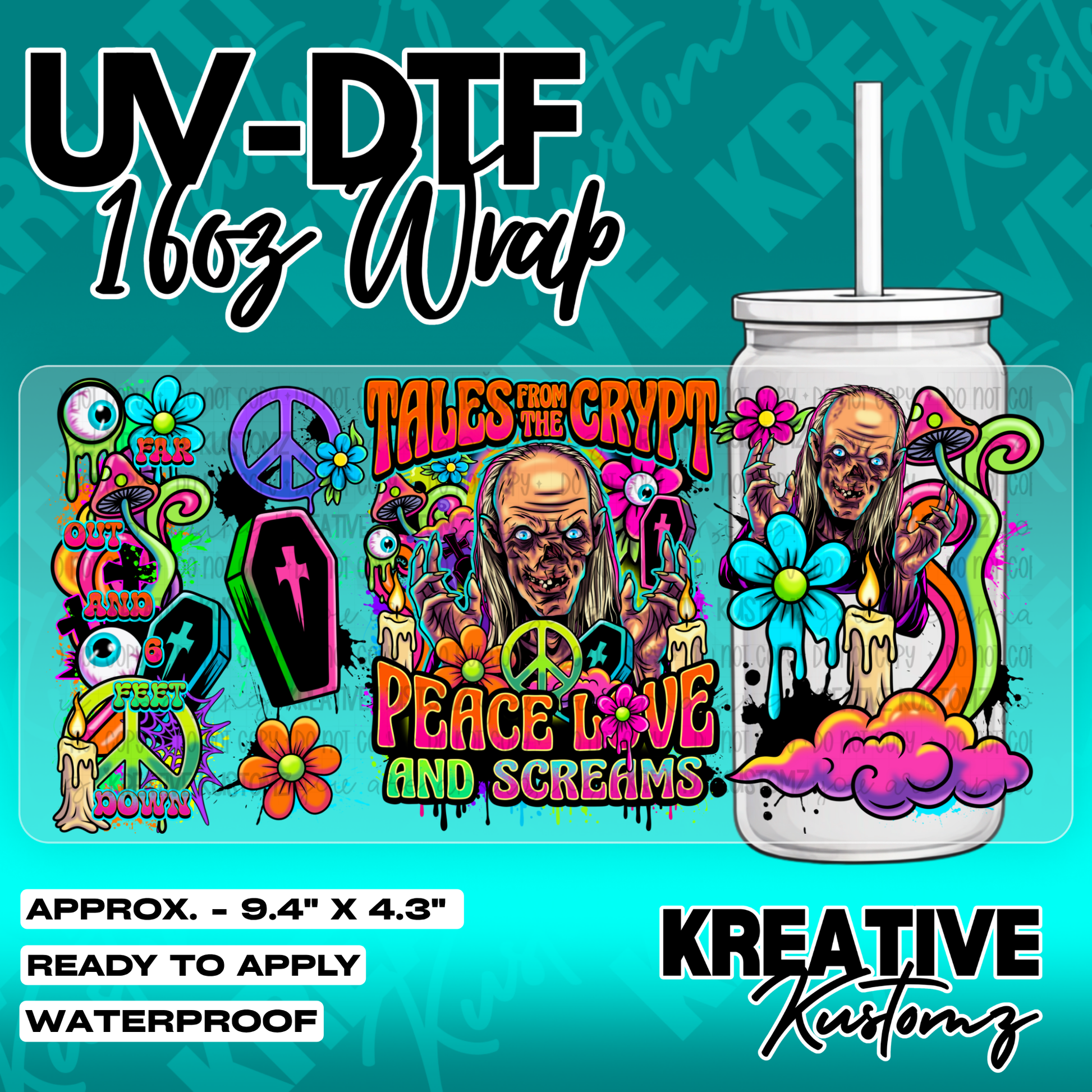 5272 | UV DTF Cup Wrap for 16oz Libbey Glass