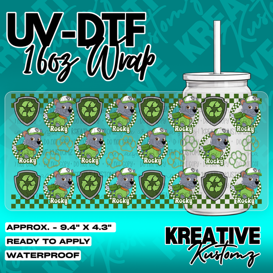 5303 | UV DTF Cup Wrap for 16oz Libbey Glass