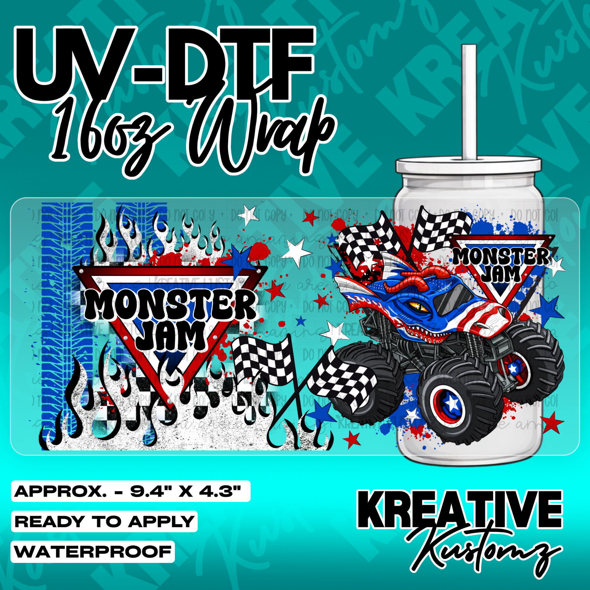 5310 | UV DTF Cup Wrap for 16oz Libbey Glass