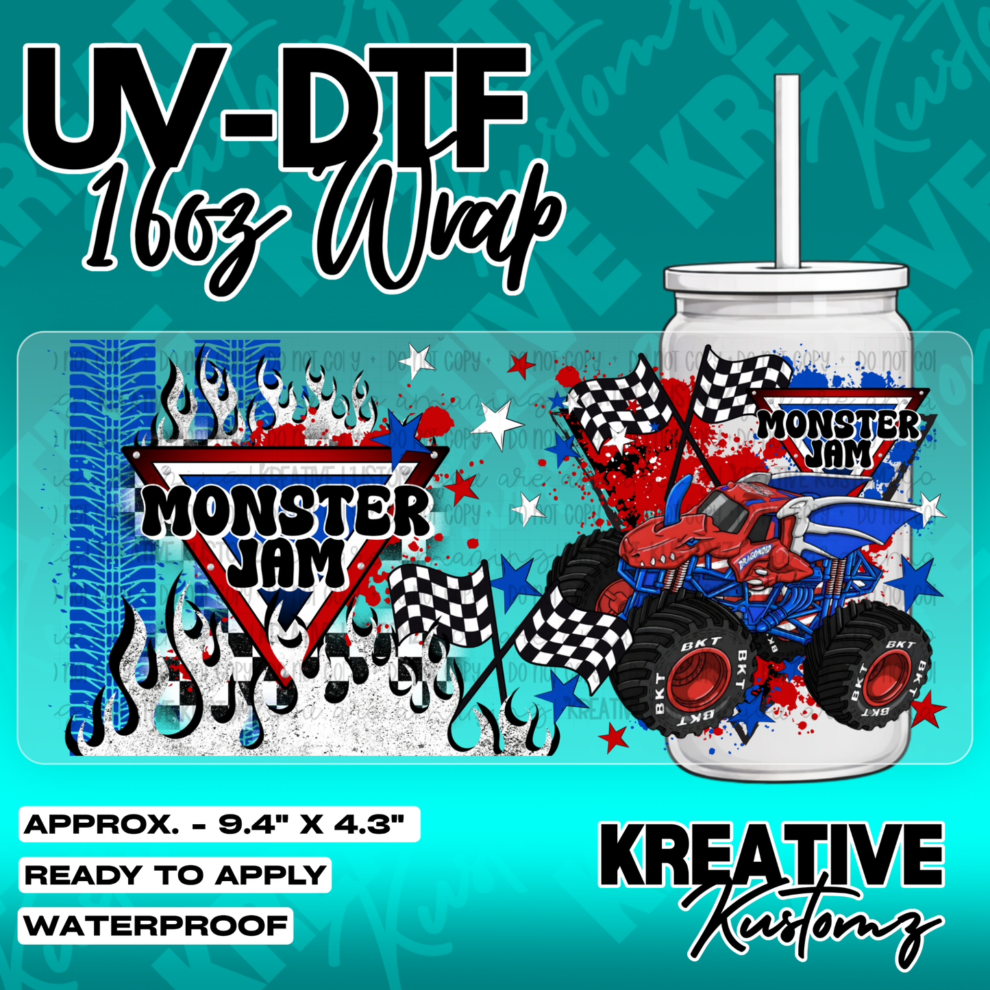 5313 | UV DTF Cup Wrap for 16oz Libbey Glass