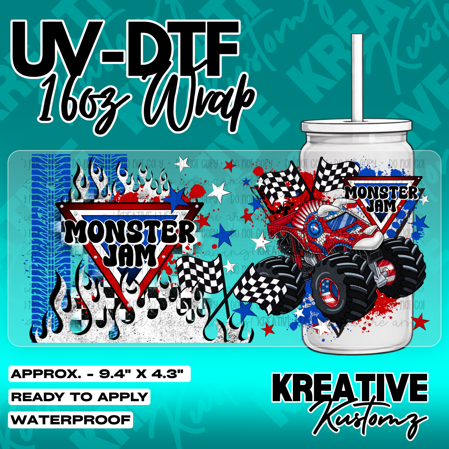 5315 | UV DTF Cup Wrap for 16oz Libbey Glass