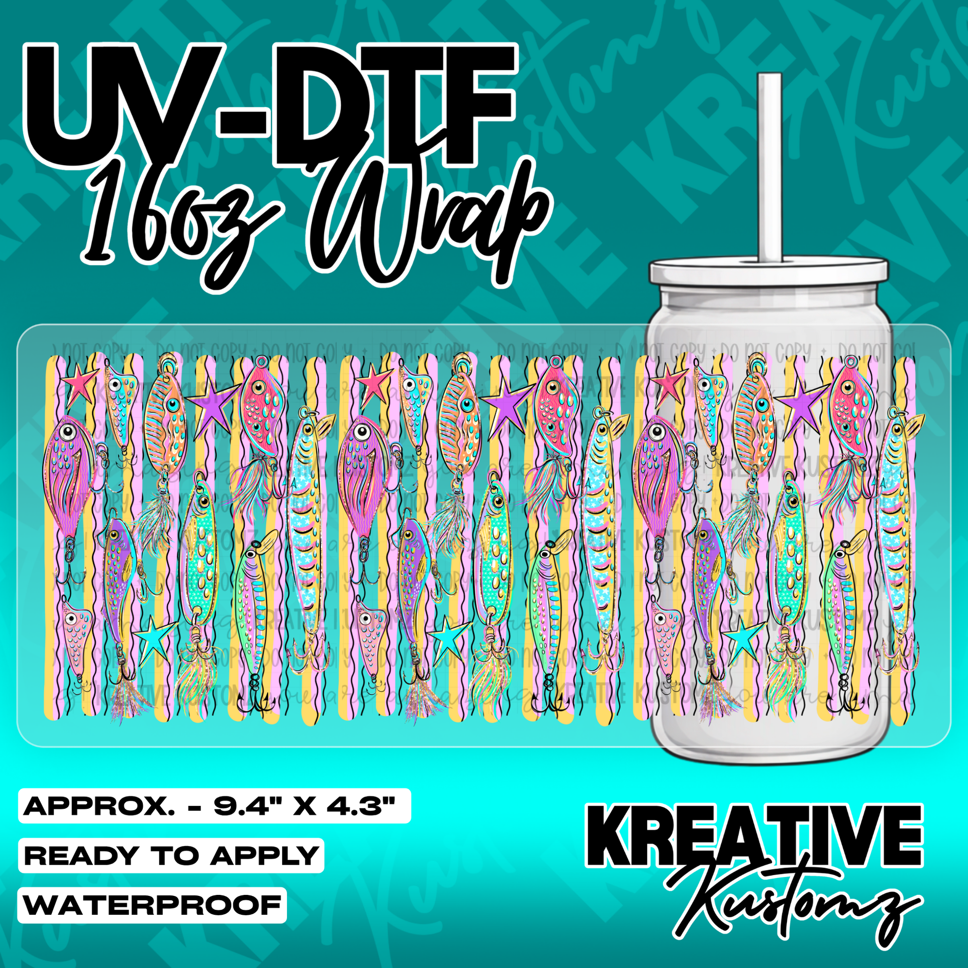 5324 | UV DTF Cup Wrap for 16oz Libbey Glass