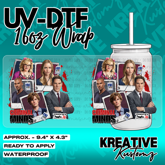5361 | UV DTF Cup Wrap for 16oz Libbey Glass